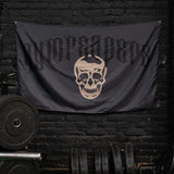 Reap Your Rewards Gym Flag - Tan