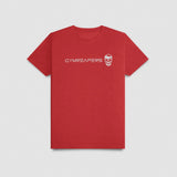 Active Tri-Blend Basic Tee - Red/White